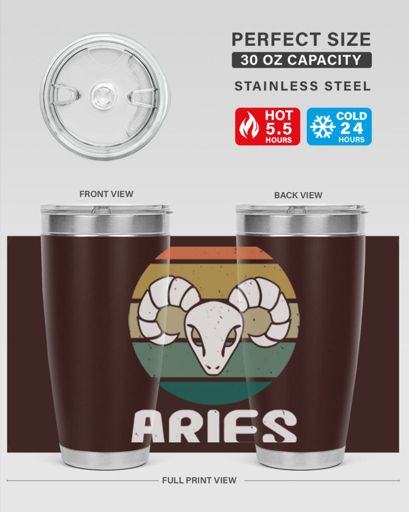 aries 134#- zodiac- Tumbler