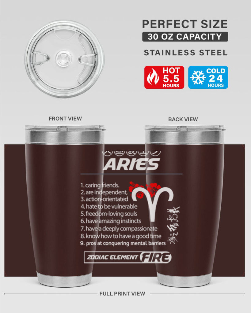 aries 137#- zodiac- Tumbler