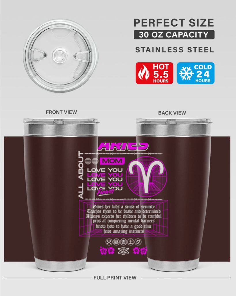 aries 138#- zodiac- Tumbler