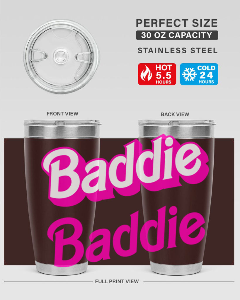 baddie 271#- black words phrases- Cotton Tank