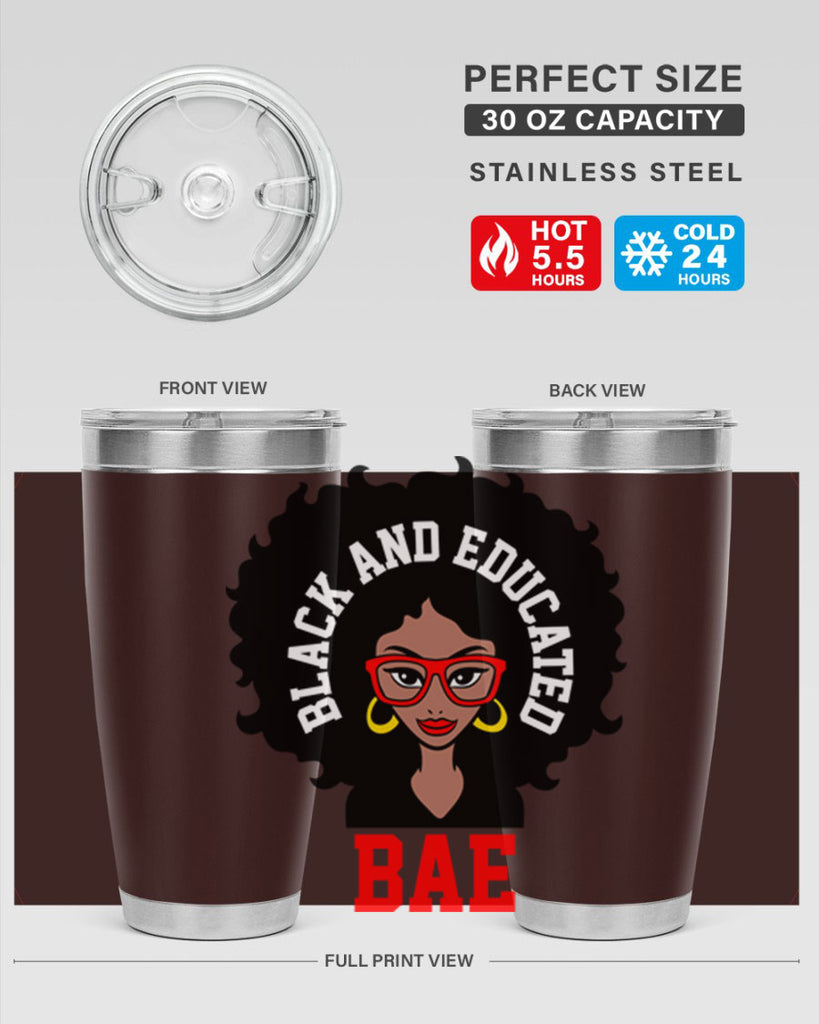 bae black and educated 267#- black words phrases- Cotton Tank