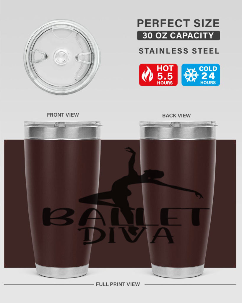 ballet diva6#- ballet- Tumbler