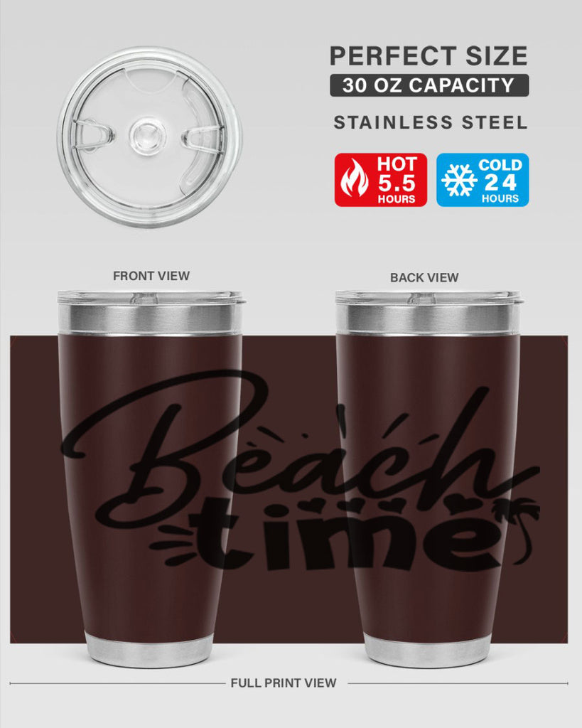 beach time Style 108#- summer- Tumbler