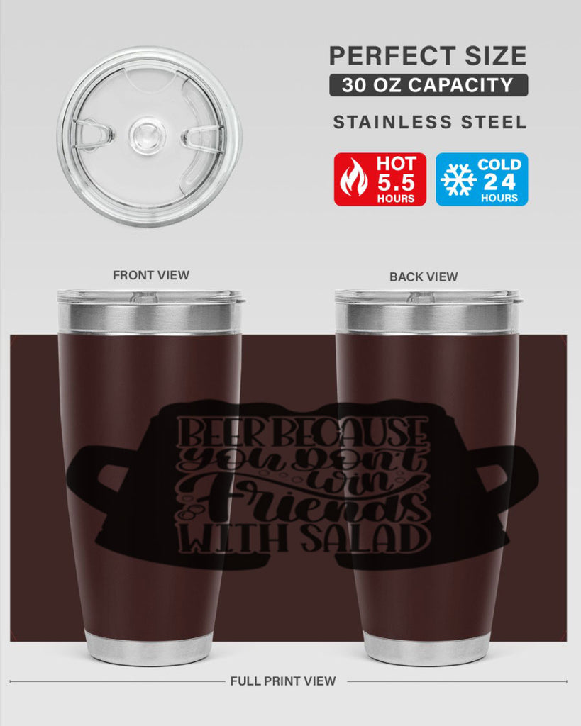 beer because you dont win 50#- beer- Tumbler