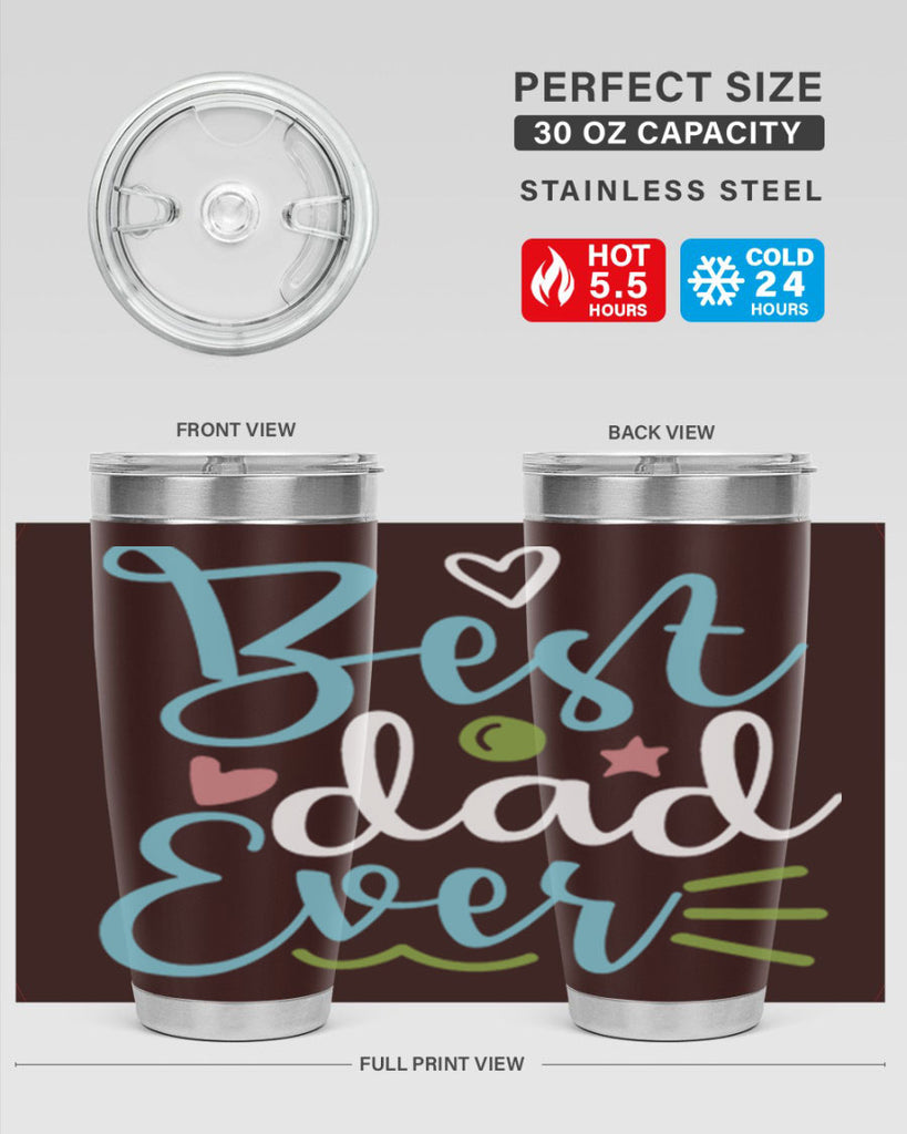 best dad ever 110#- fathers day- Tumbler