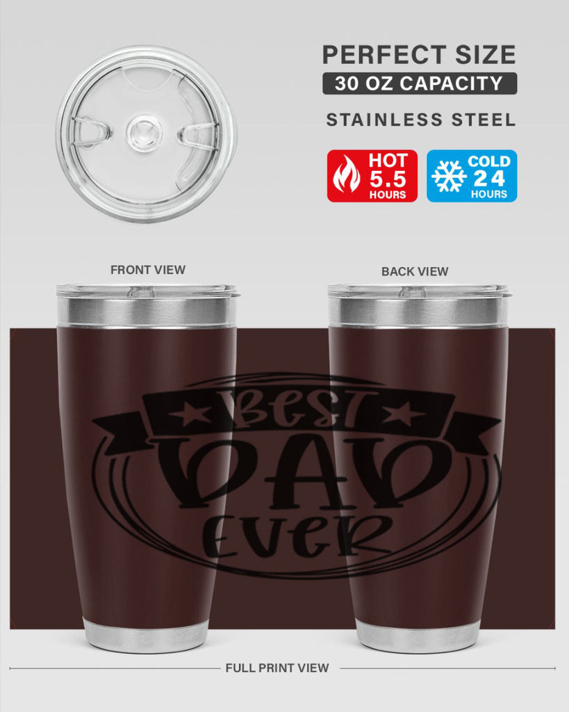 best dad ever 72#- fathers day- Tumbler