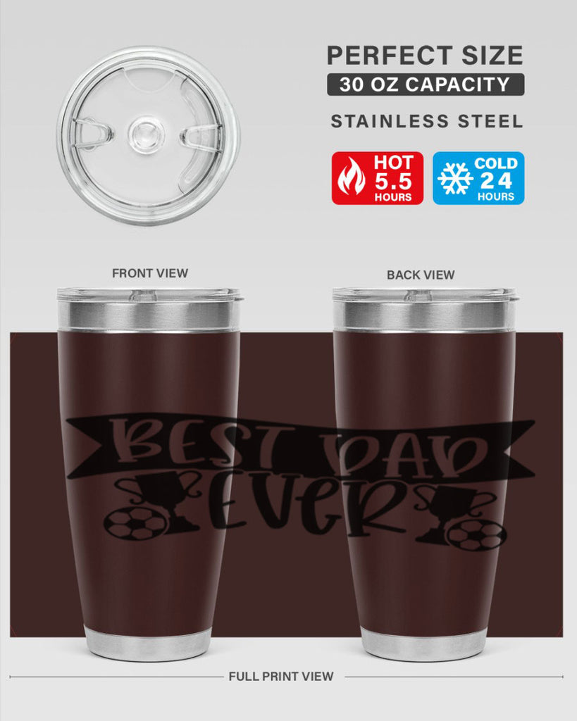 best dad ever 73#- fathers day- Tumbler