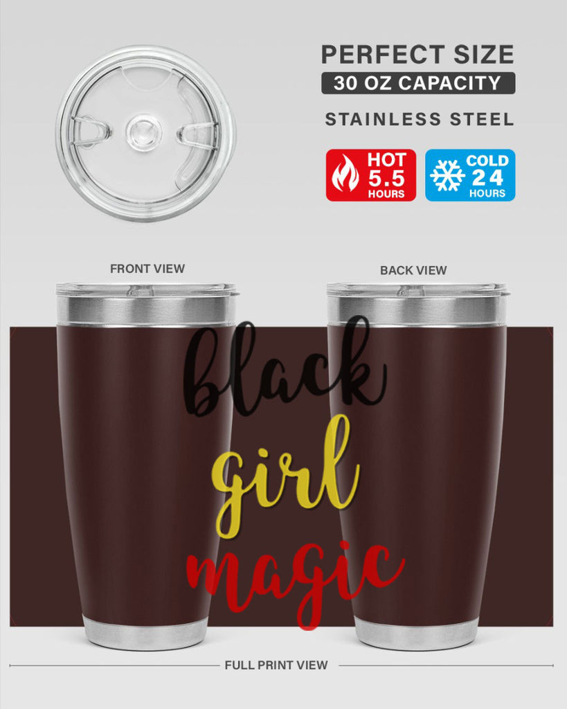 black girl magic color 246#- black words phrases- Cotton Tank