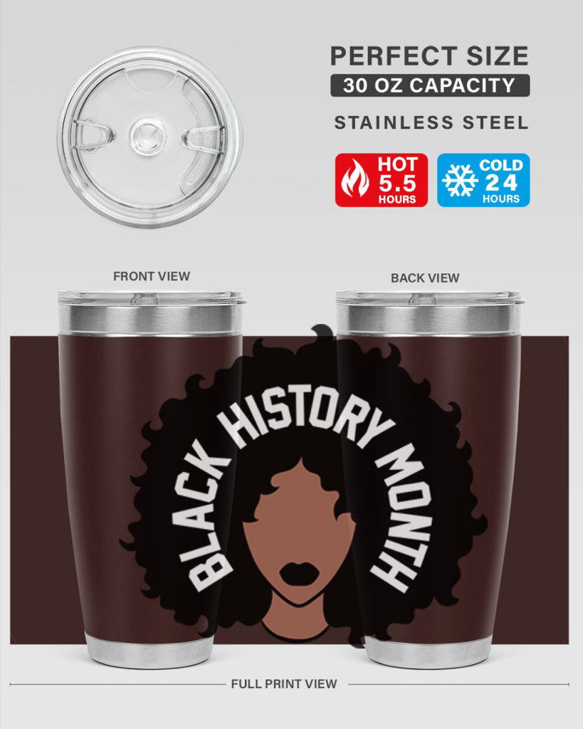 black history month afro woman 239#- black words phrases- Cotton Tank