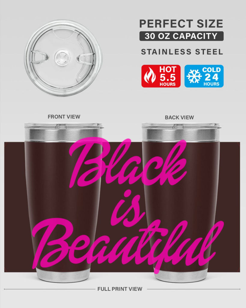 black is beautiful 200#- black words phrases- Cotton Tank