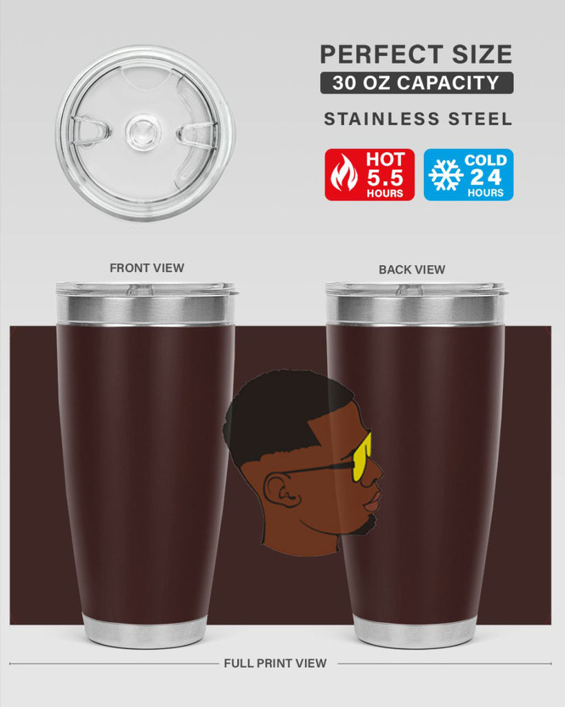 black man 27#- black men - boys- tumbler