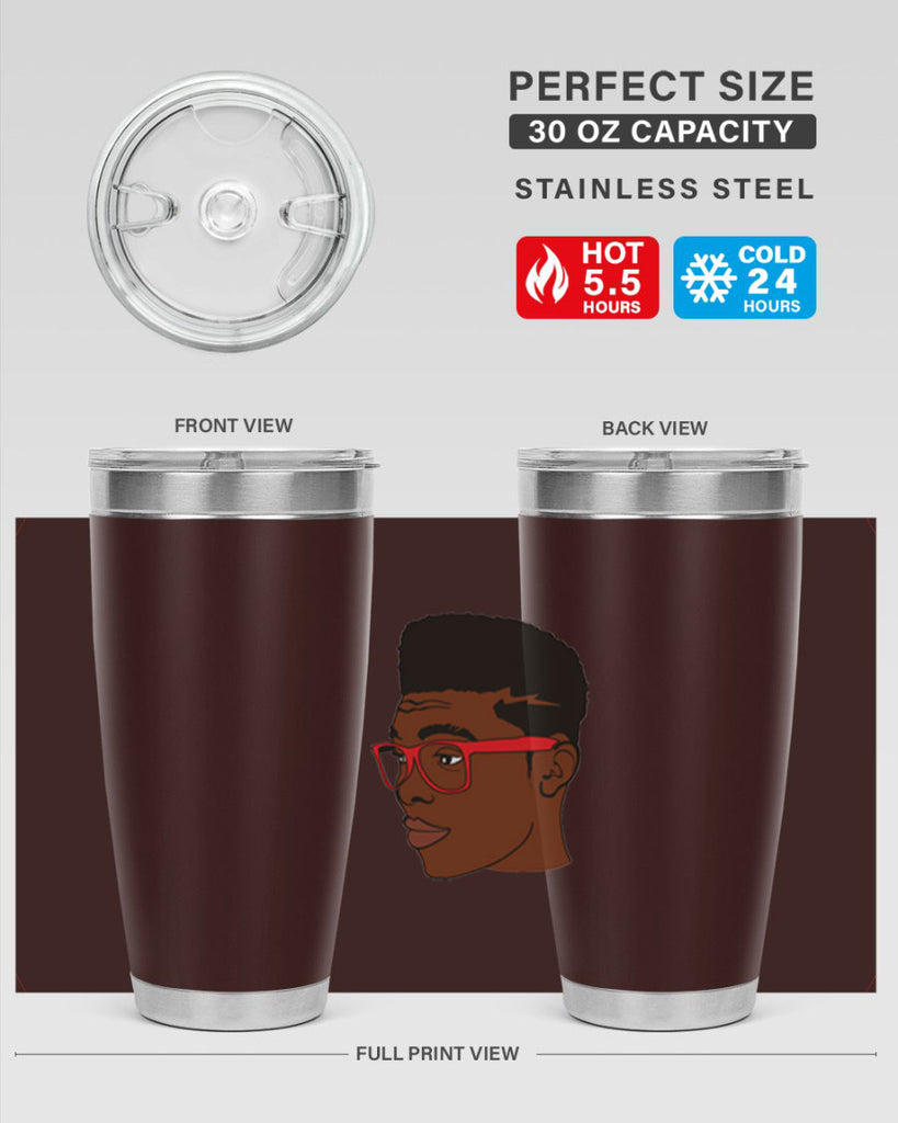 black man 37#- black men - boys- tumbler