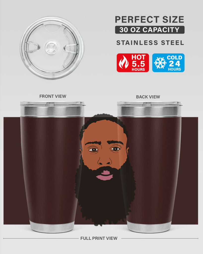 black man style 2#- black men - boys- tumbler