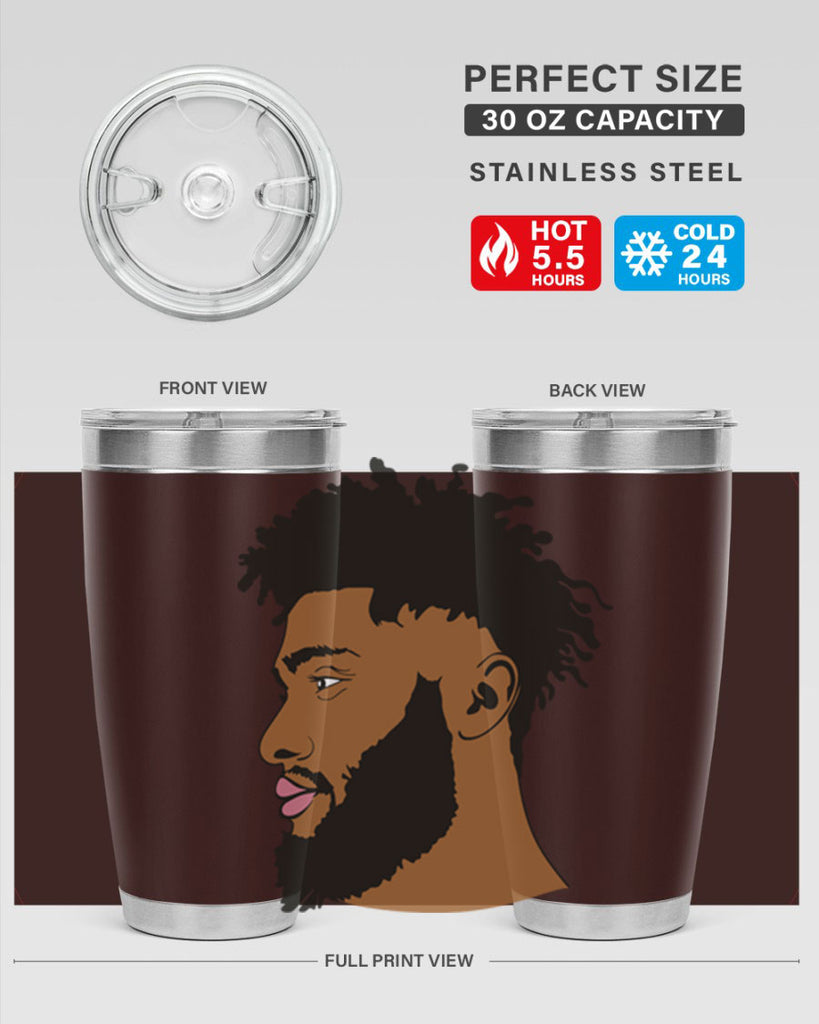 black man style 3#- black men - boys- tumbler