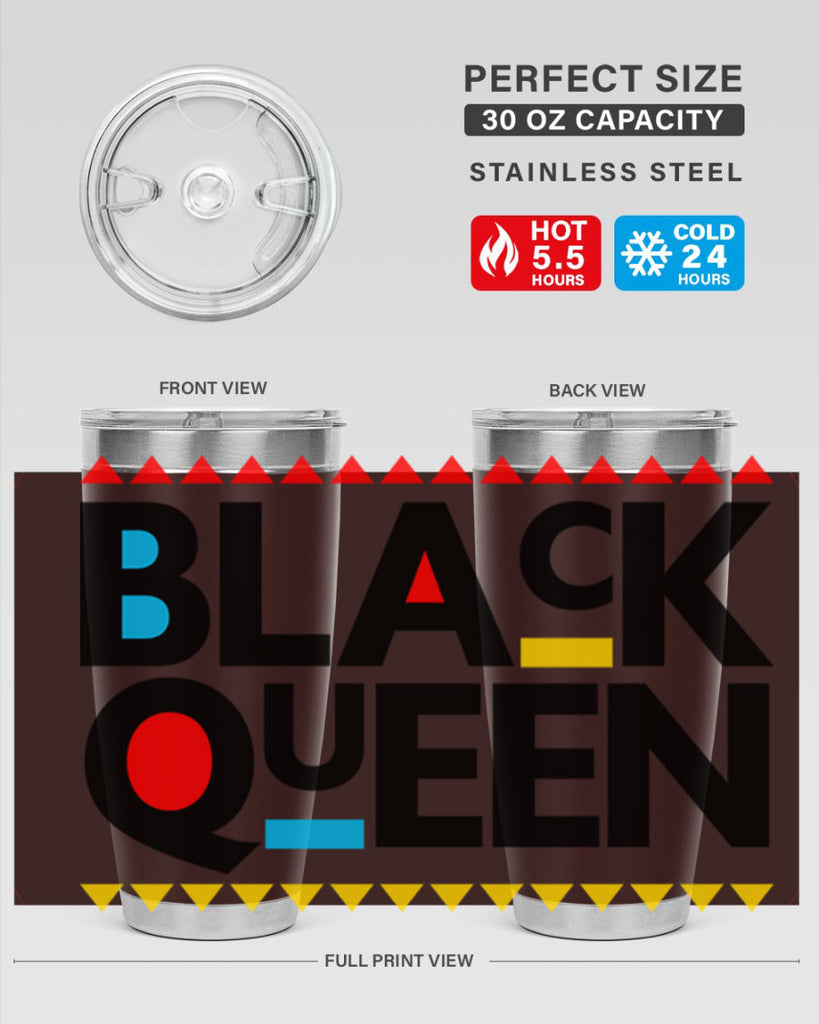 black queen 222#- black words phrases- Cotton Tank