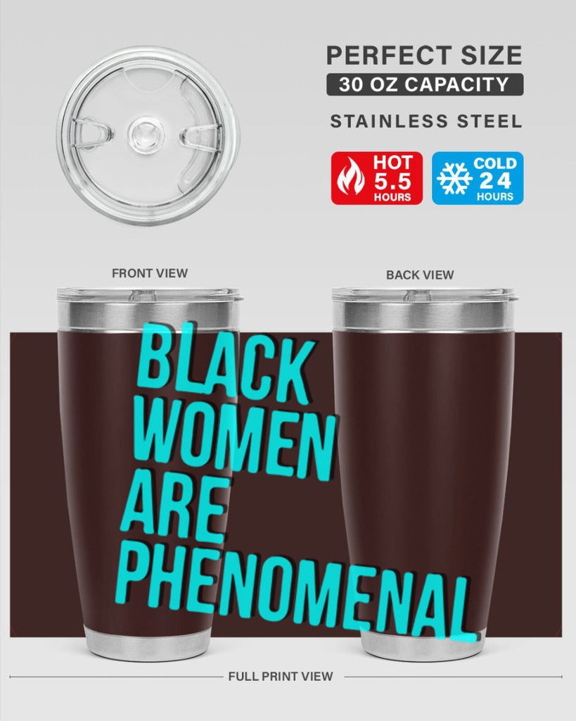 black woman are phenomenal color 216#- black words phrases- Cotton Tank
