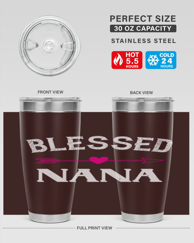 blessed nana 34#- grandma - nana- Tumbler