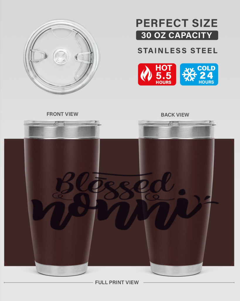 blessed nonni 57#- grandma - nana- Tumbler