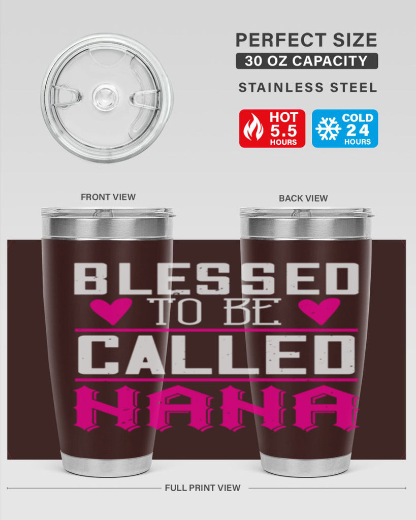 blessed to be called nana 33#- grandma - nana- Tumbler