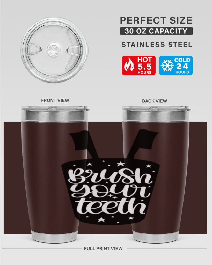 brush your teeth 45#- bathroom- Tumbler