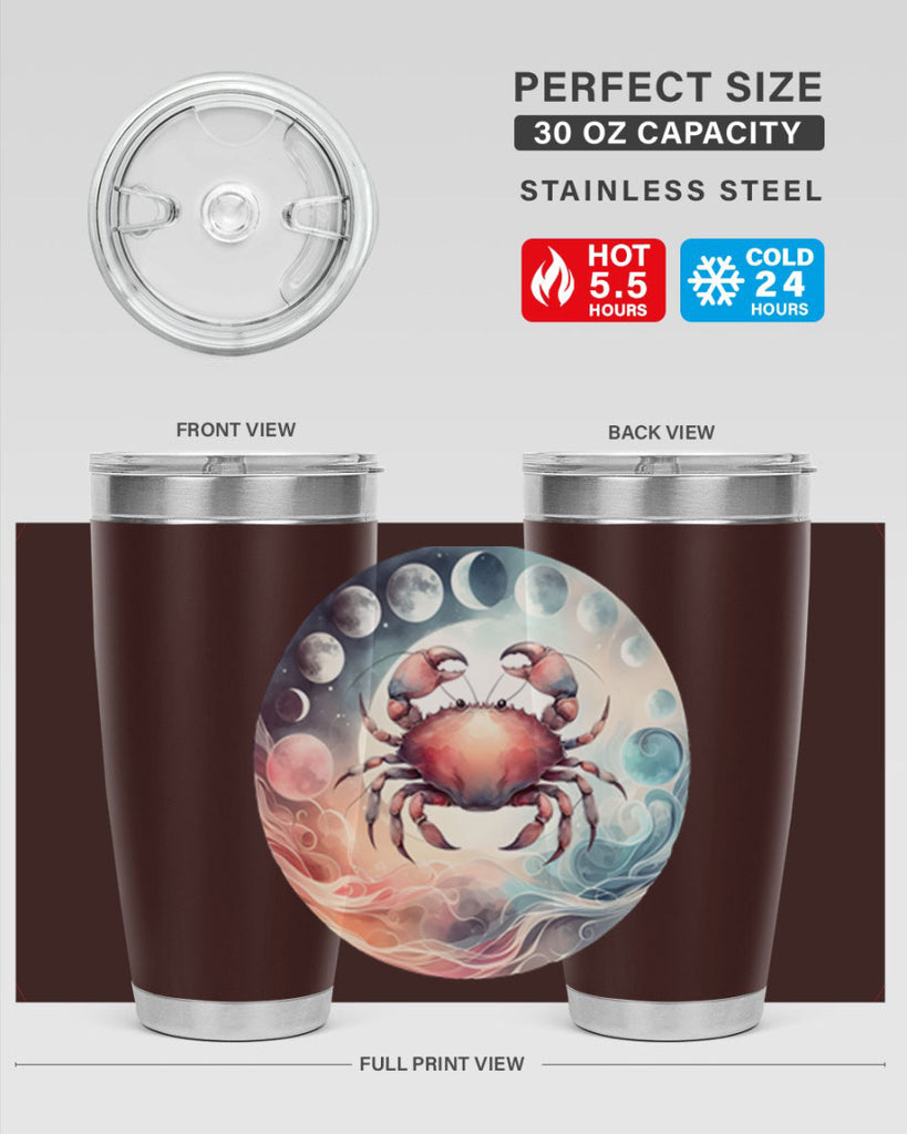 cancer 167#- zodiac- Tumbler