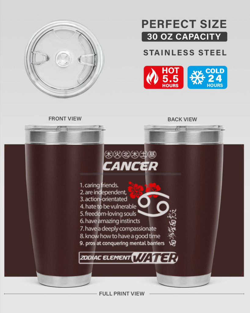 cancer 175#- zodiac- Tumbler