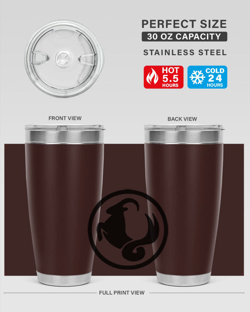 capricorn 203#- zodiac- Tumbler