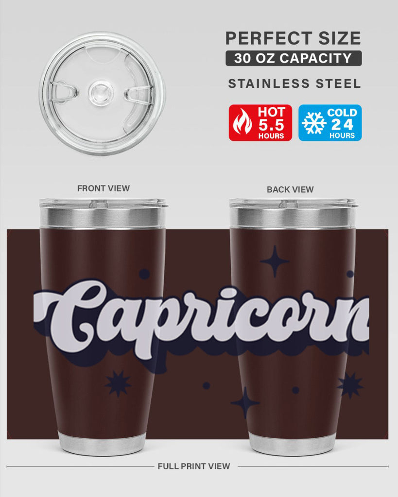 capricorn 205#- zodiac- Tumbler