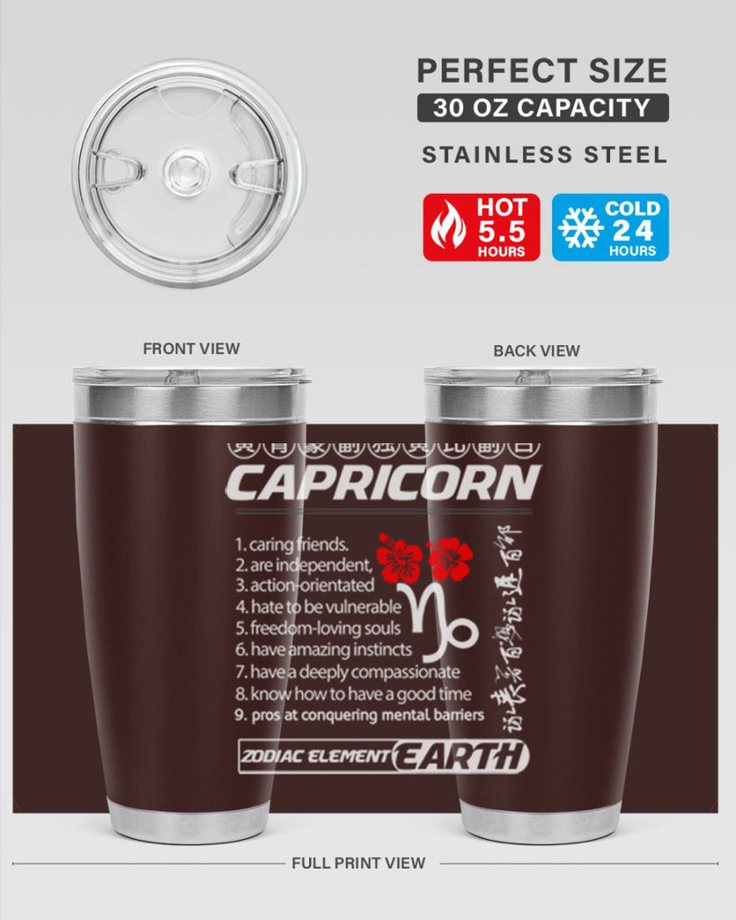 capricorn 207#- zodiac- Tumbler