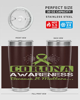 corona awareness because it matters Style 26#- corona virus- Tumbler