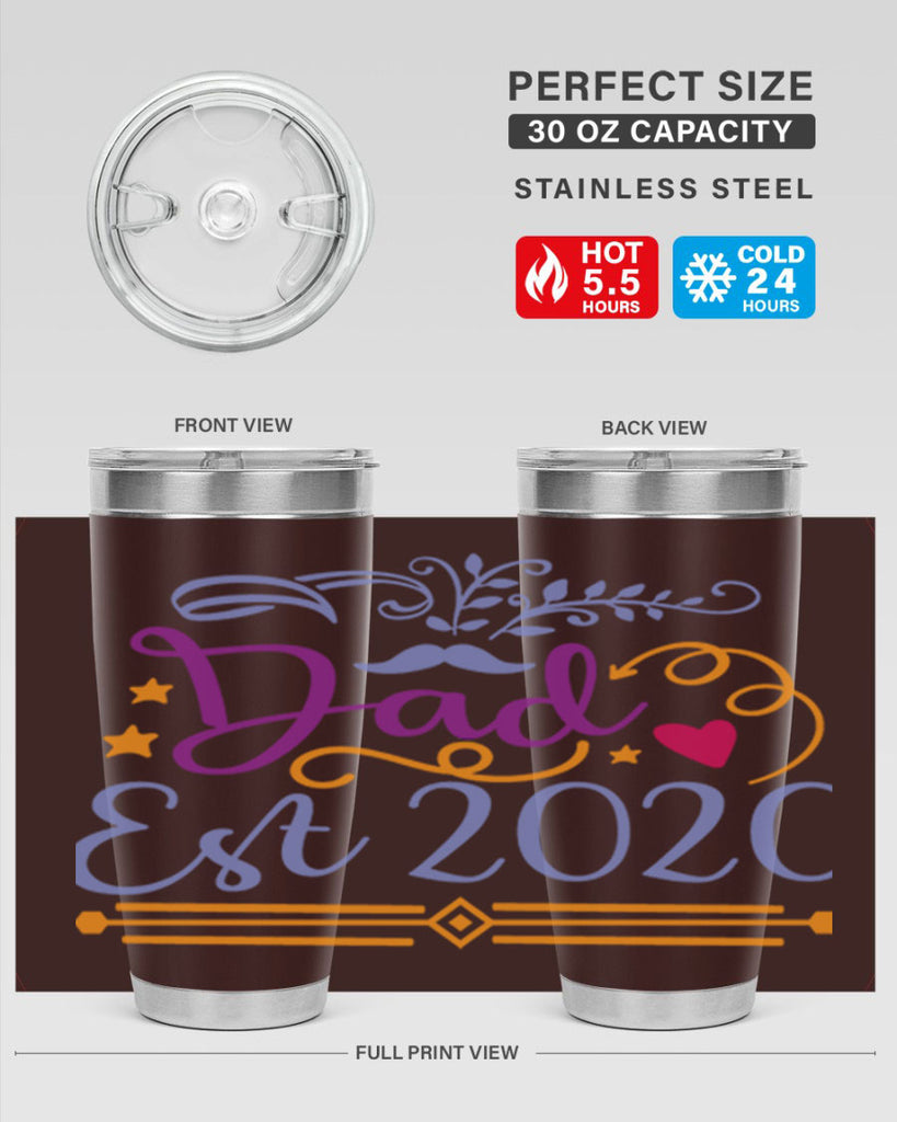 dad est 97#- fathers day- Tumbler
