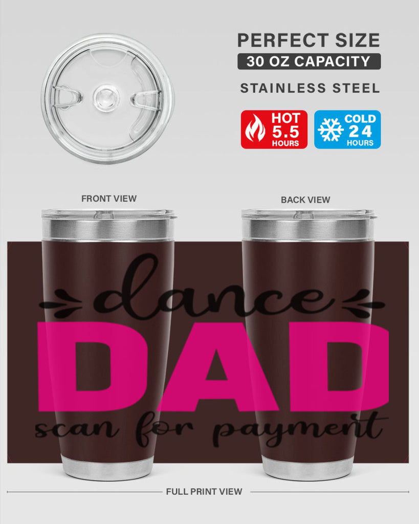 dance dad scan for payment 22#- ballet- Tumbler