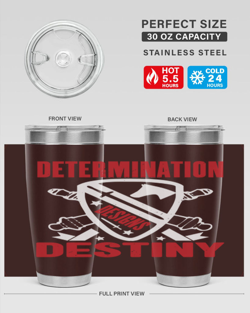 determination is destiny Style 29#- Fourt Of July- Tumbler