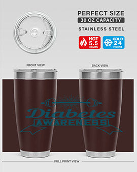 diabetes awareness Style 3#- diabetes- Tumbler