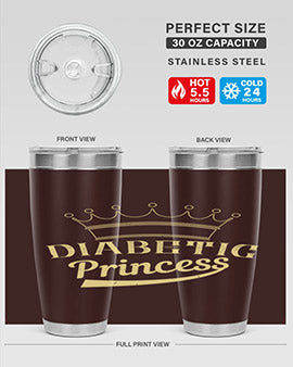 diabetic princess Style 42#- diabetes- Tumbler