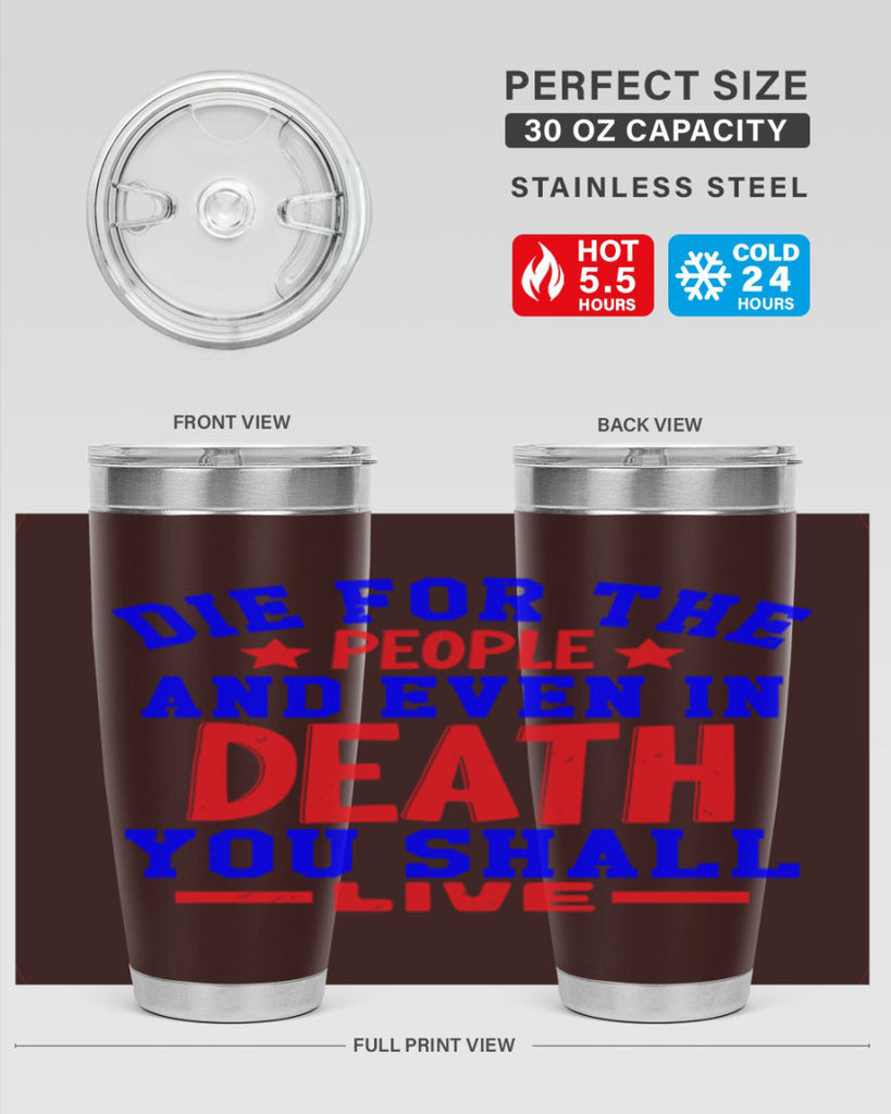 die for the people Style 77#- Fourt Of July- Tumbler