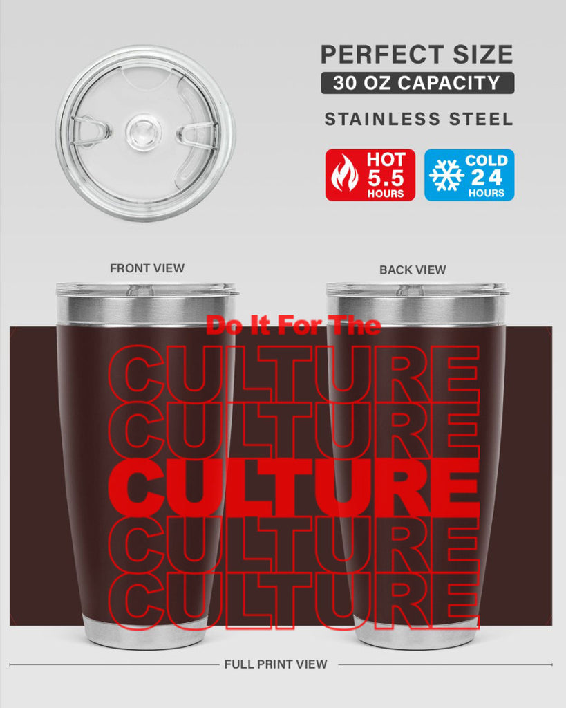 do it for the culture 170#- black words phrases- Cotton Tank