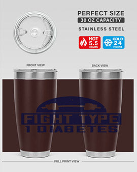 fight type diabetes Style 37#- diabetes- Tumbler