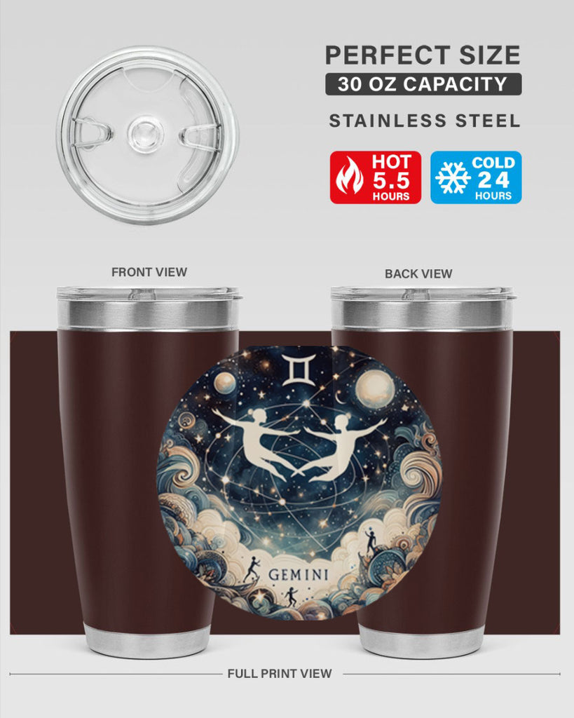 gemini 249#- zodiac- Tumbler