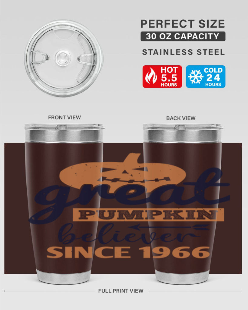 great pumpkin believer since 114#- halloween- Tumbler