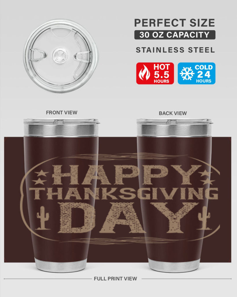 happy thanksgiving day 35#- thanksgiving- Tumbler