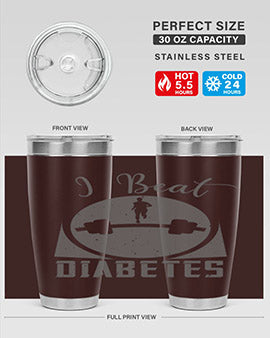 i beat diabetes Style 33#- diabetes- Tumbler