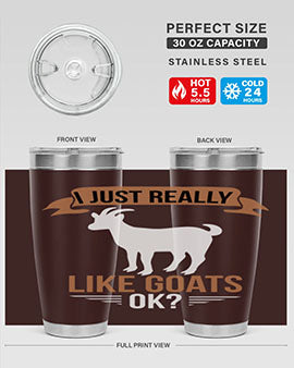 i just really like goats ok Style 3#- goat- Tumbler