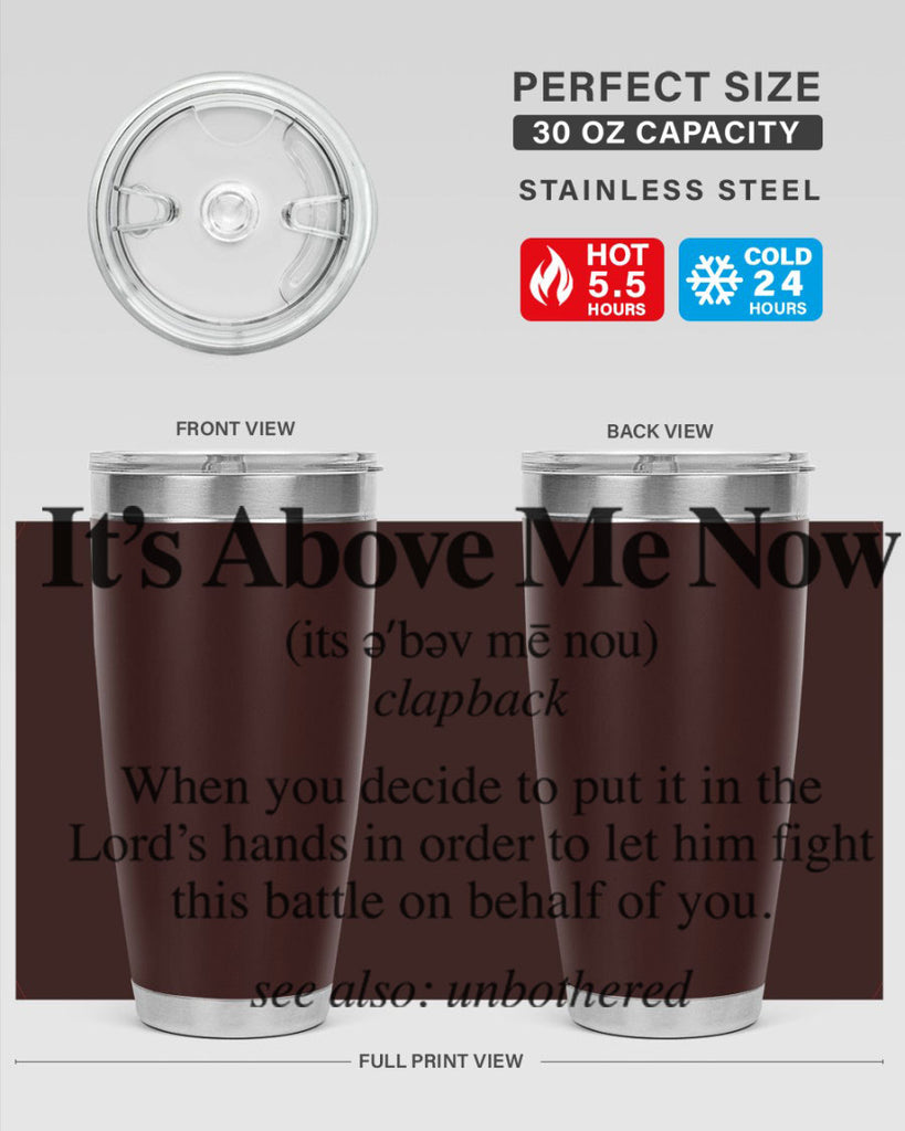 its above me now definition 105#- black words phrases- Cotton Tank