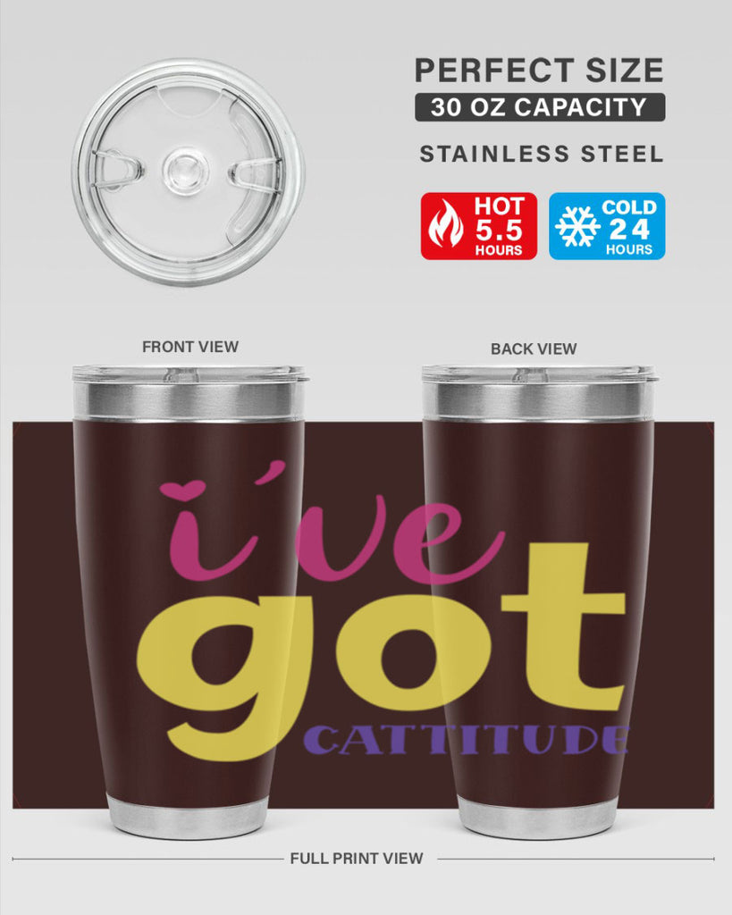 ive got cattitude Style 239#- baby- tumbler