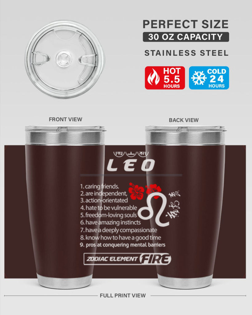 leo 307#- zodiac- Tumbler