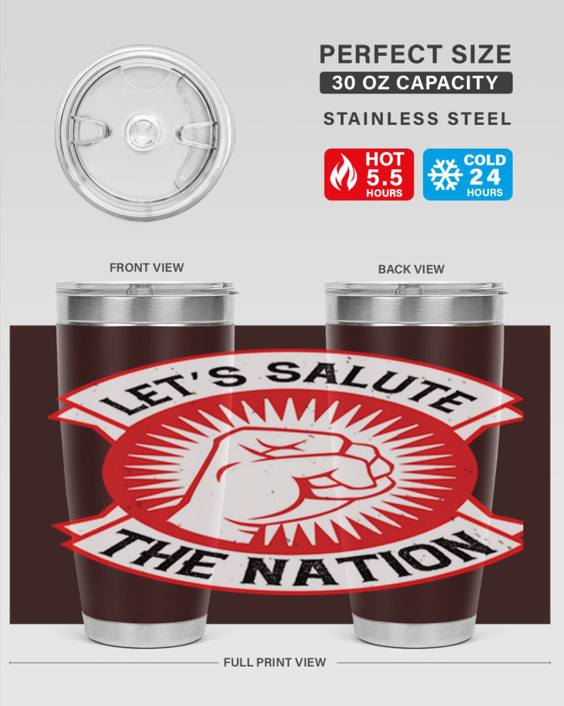 lets selut the nation Style 126#- Fourt Of July- Tumbler