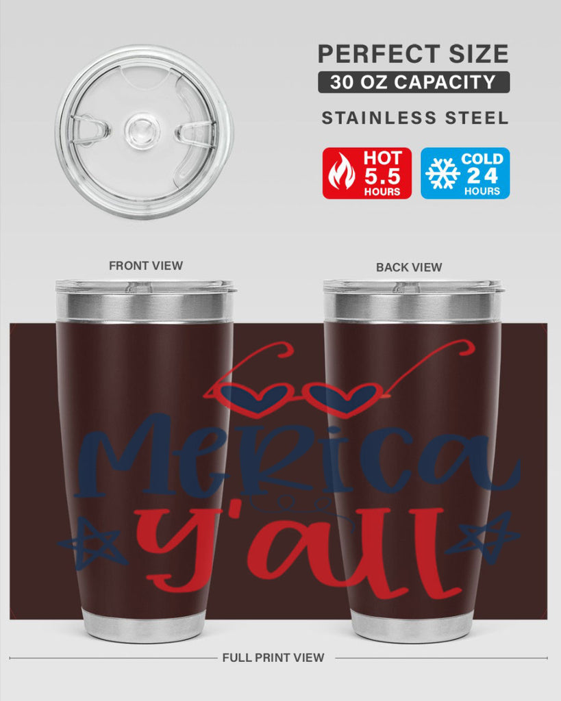 merica y all Style 82#- Fourt Of July- Tumbler