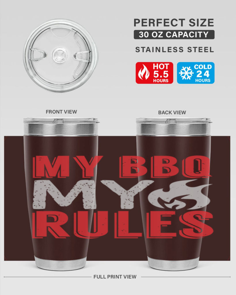 my bbq my rule 22#- bbq- Tumbler