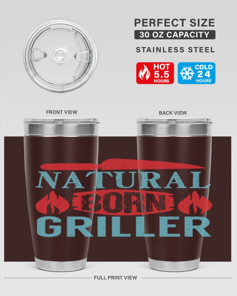 natural born griller 19#- bbq- Tumbler
